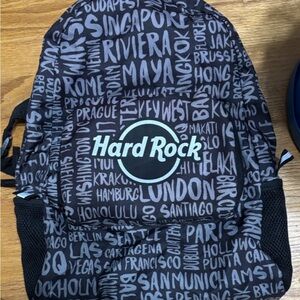 Hard Rock Gray and Black Travel  packable backpack .